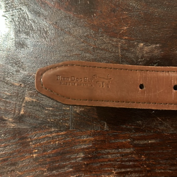 Belt. Hand Stich. American Made. Bird Dog Bay. 38” - Picture 3 of 5
